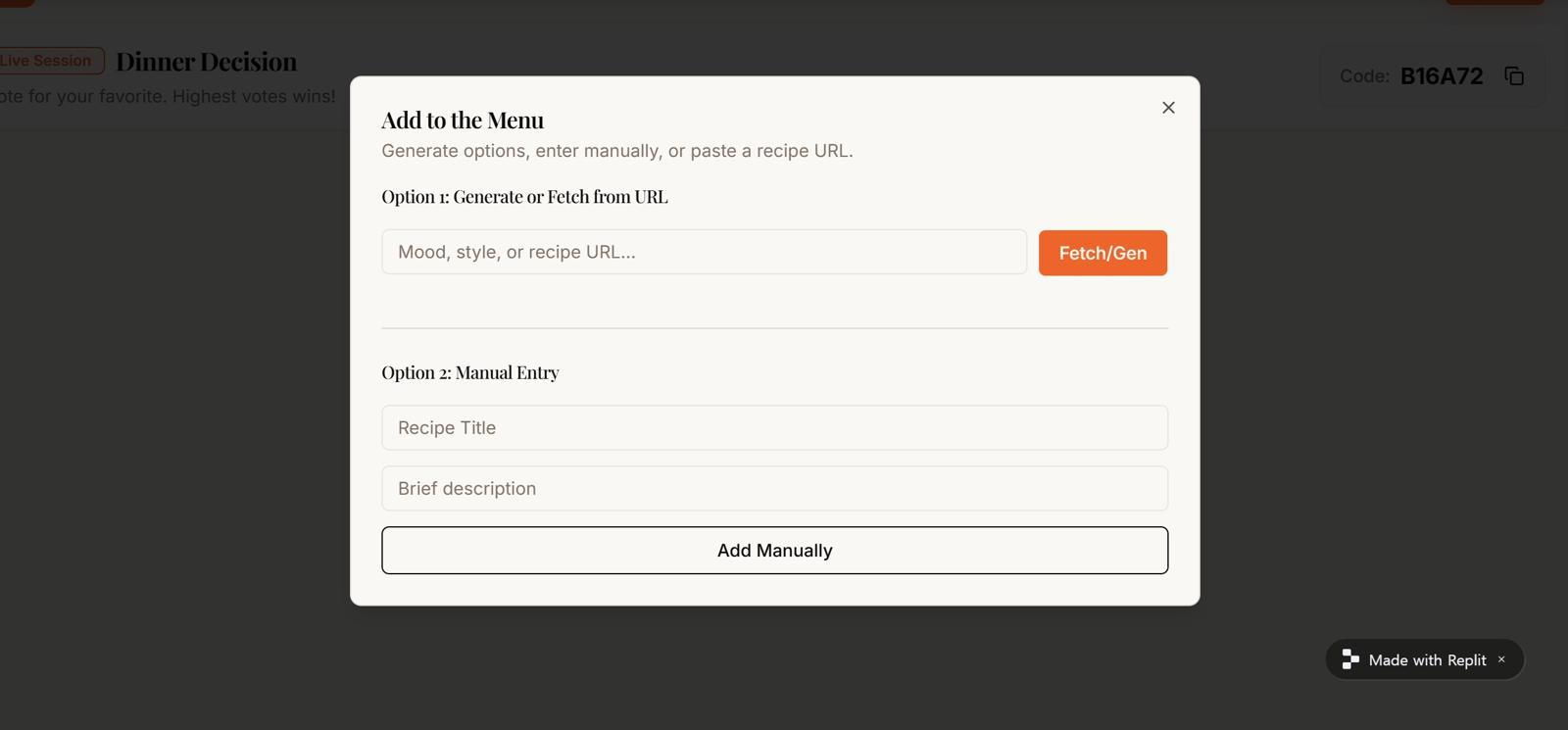 프롬프트를 입력해 기능을 추가했다 / 출처=레플릿