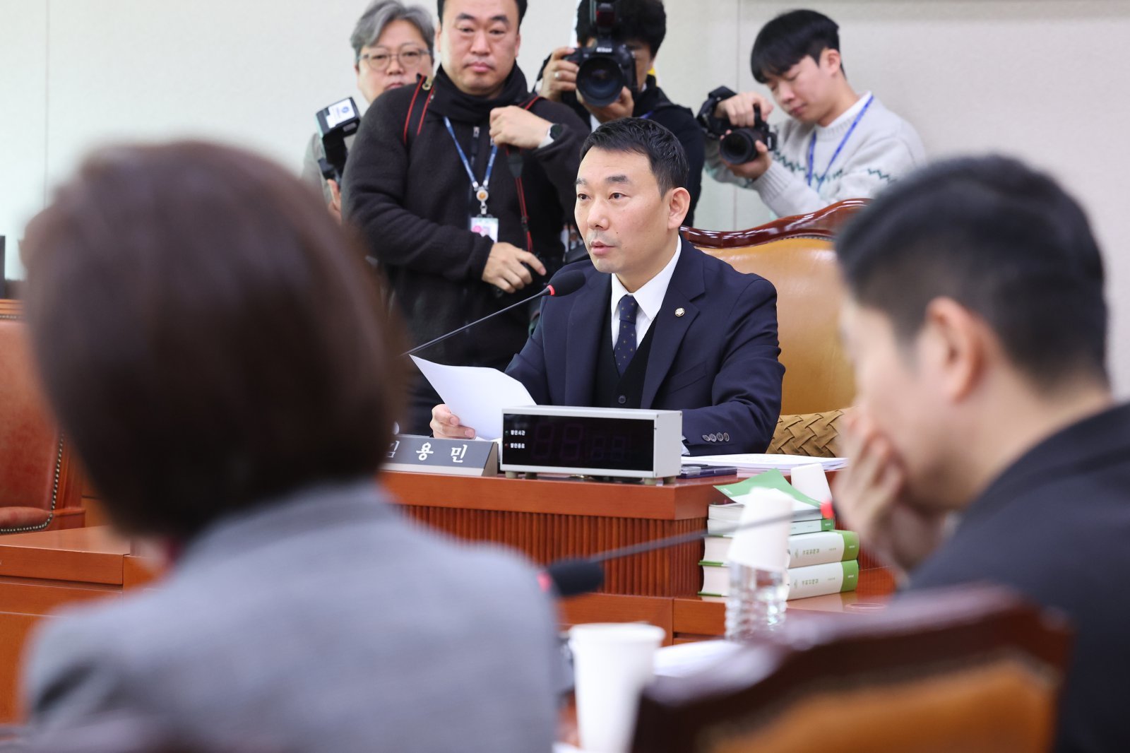 김용민 소위원장이 20일 서울 여의도 국회에서 열린 법제사법위원회 법안심사제1소위원회에서 발언하고 있다. 2026.2.20 ⓒ 뉴스1