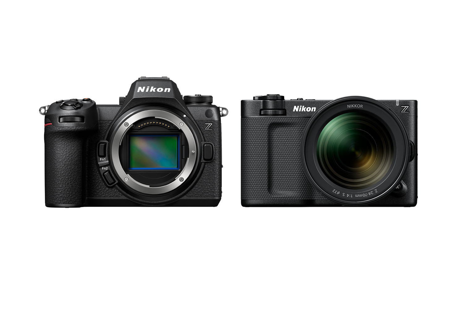 좌측이 Z 6 III, 우측이 Z R이다. Z R의 카메라 디자인이 더 직관적인 형태다 / 출처=니콘이미징코리아