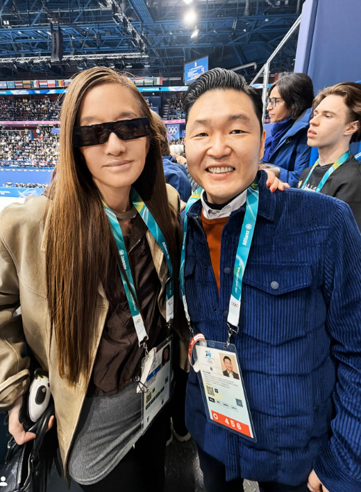 “70대 맞아?”… 베라왕, 밀라노 올림픽서 싸이와 깜짝 만남