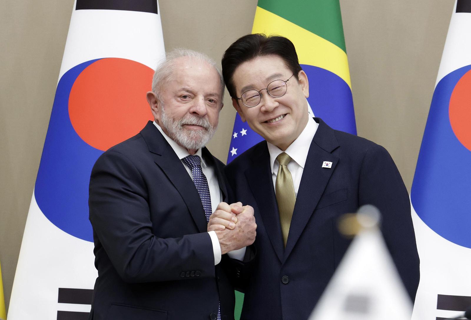 李 “한-브라질, 전략적동반자관계”…룰라 “핵심광물 투자 유치 원해”