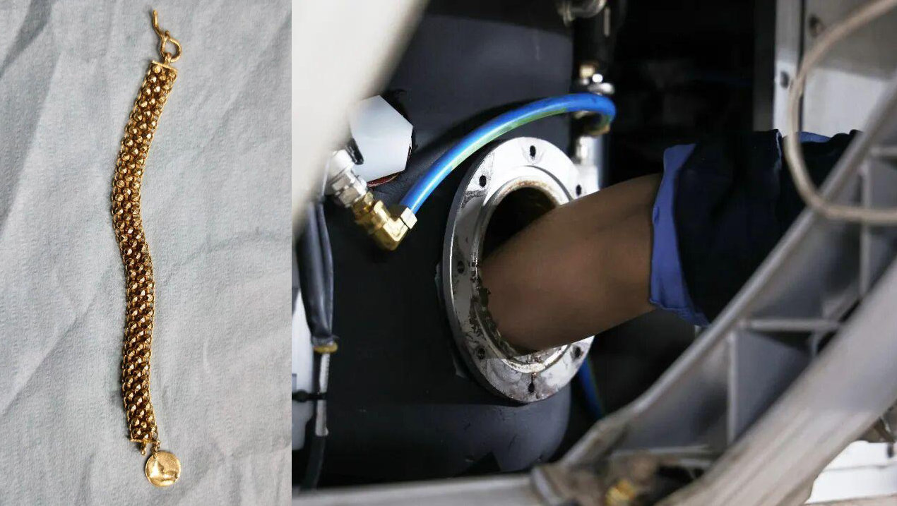 “열차 변기에 1200만원 금팔찌 빠트려” 오물통 다 뒤진 中철도