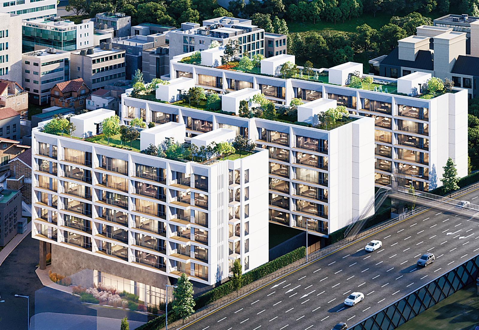 서울 용산구 한남동에서 2029년 개관을 목표로 하는 소요한남 레지던스 조감도. 파르나스 호텔 제공