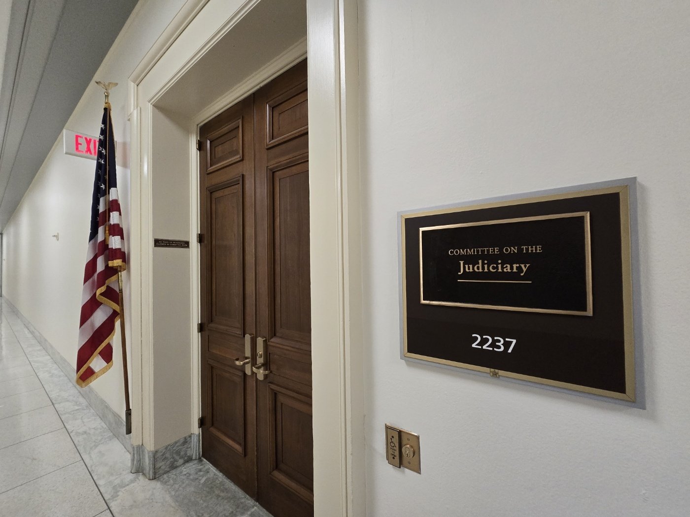 미국 연방 하원 법사위 회의장 ⓒ 뉴스1