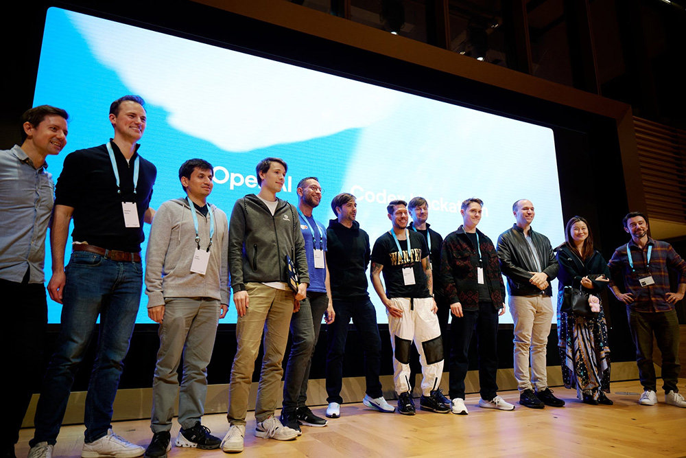 지난 5일 진행된 오픈AI 코덱스 해커톤 우승자 및 수상자들 / 출처=오픈AI