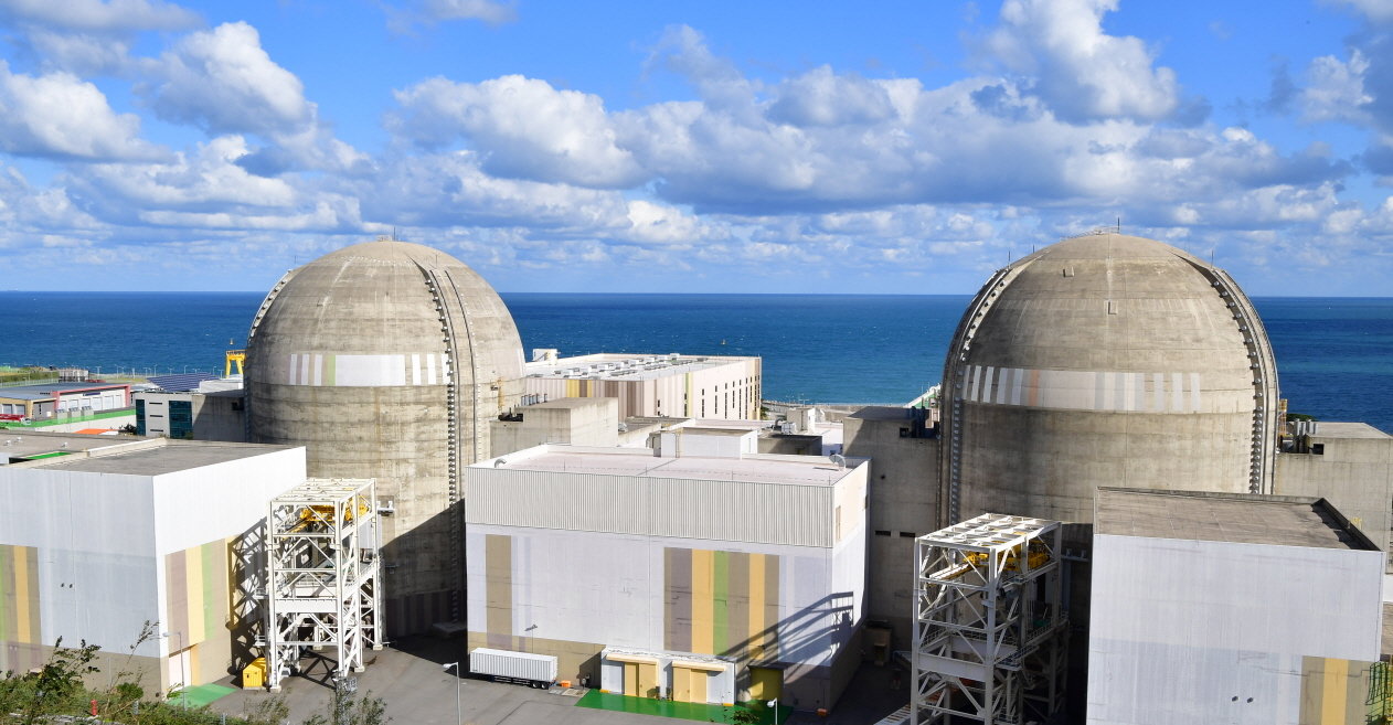 대우건설이 시공한 신월성 원자력 발전소 전경. 대우건설 제공