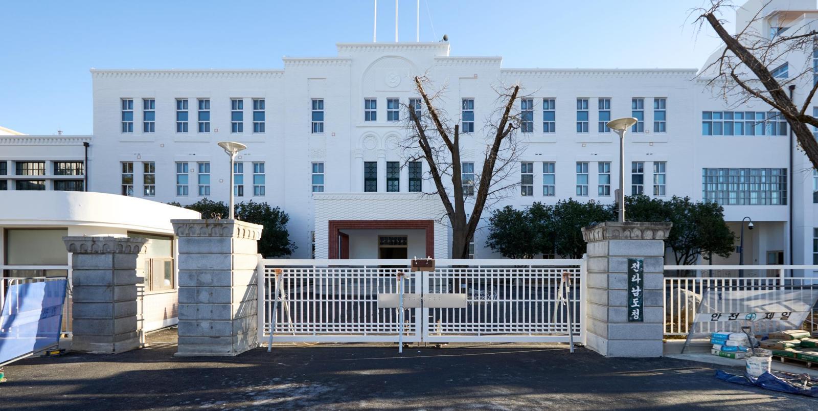 원형 복원 공사가 끝난 옛 전남도청 별관 외경. 문화체육관광부 제공