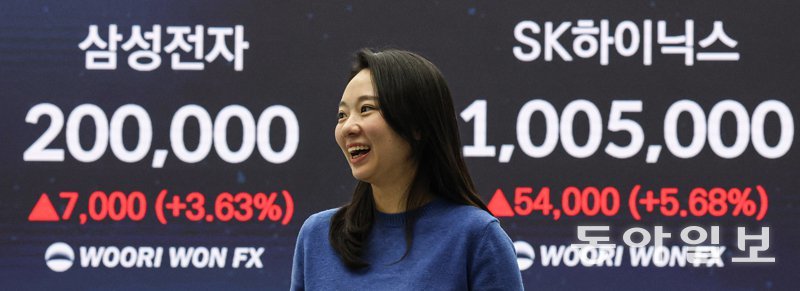 AI수요 기대에 반도체 투톱 날개… 하이닉스, 美마이크론 시총 제쳐