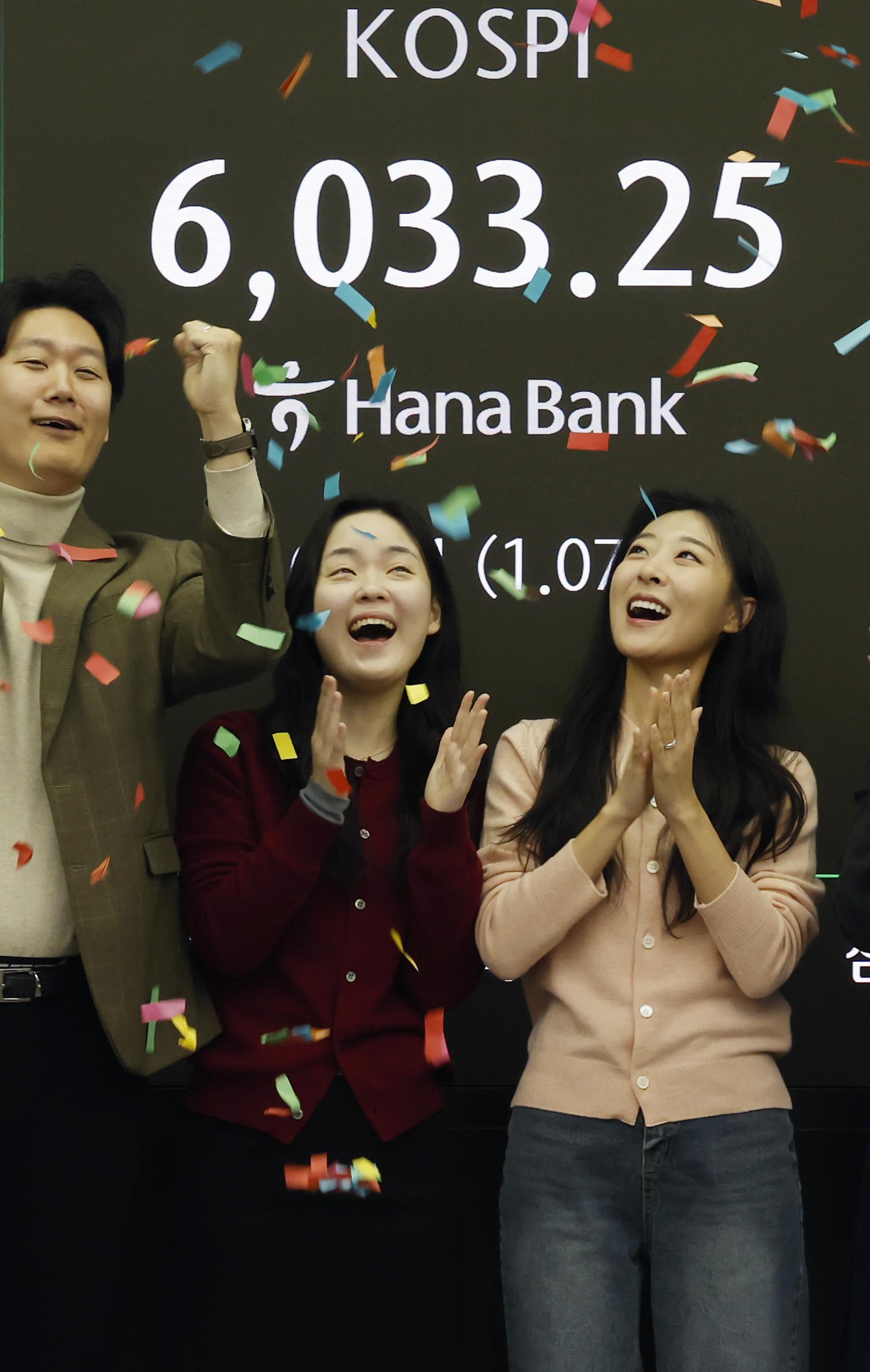 코스피 6000선 돌파…‘꿈의 6천피 시대’ 열렸다