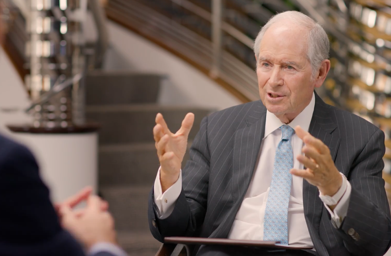 세계 최대 사모펀드인 블랙스톤 회장 스티븐 슈워츠먼은 트럼프 대통령의 주요 기부자이기도 하다. 블랙스톤 제공 영상 화면캡처