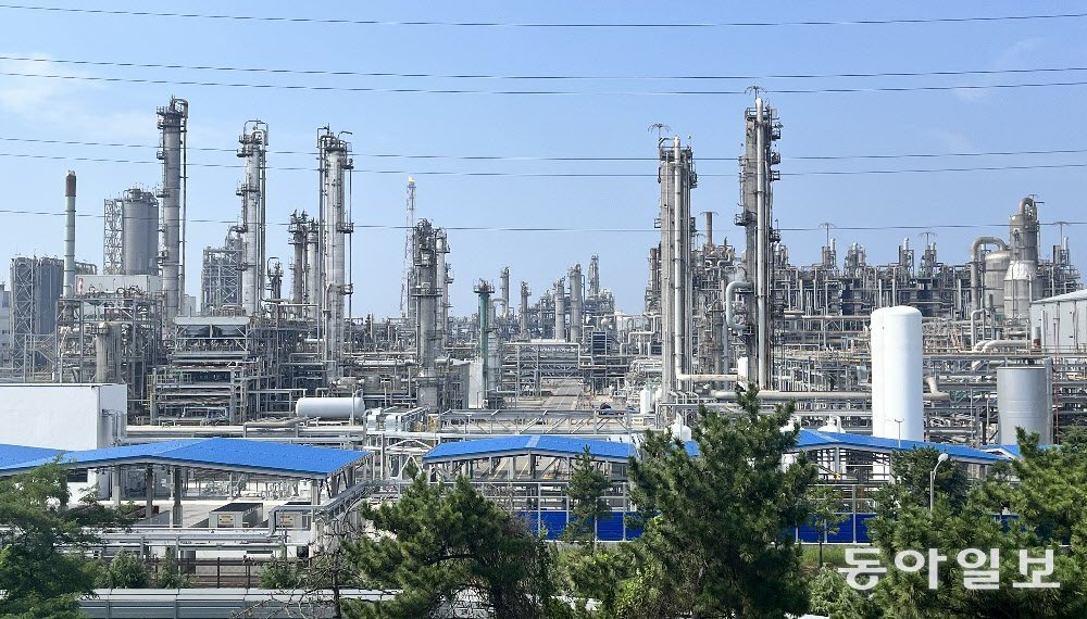 충남 대산 석유화학산업단지 전경. 동아일보DB
