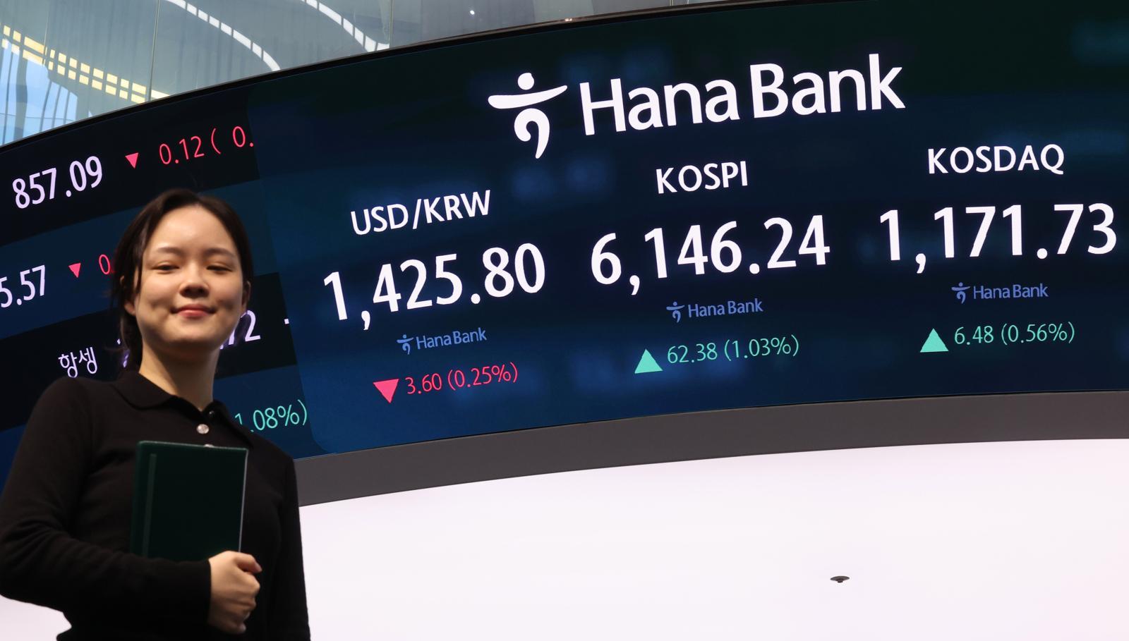 코스피 6200선 뚫었다…삼성전자 6% 강세