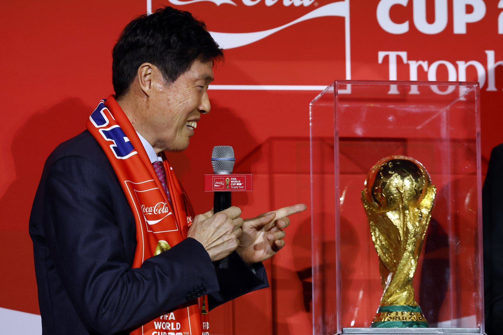 월드컵 트로피 행사에 참석했던 차범근 이사장 2026.1.16 .뉴스1