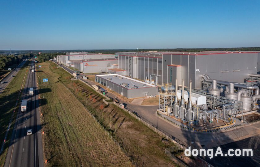 미국 조지아주 SK온 배터리 공장.