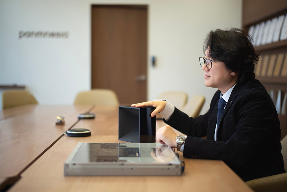 정명수 대표는 함께하는 직원 모두에게 감사의 뜻을 표하면서도 앞으로가 본격적으로 사업이 시작되는 시기임을 밝혔다 / 출처=IT동아