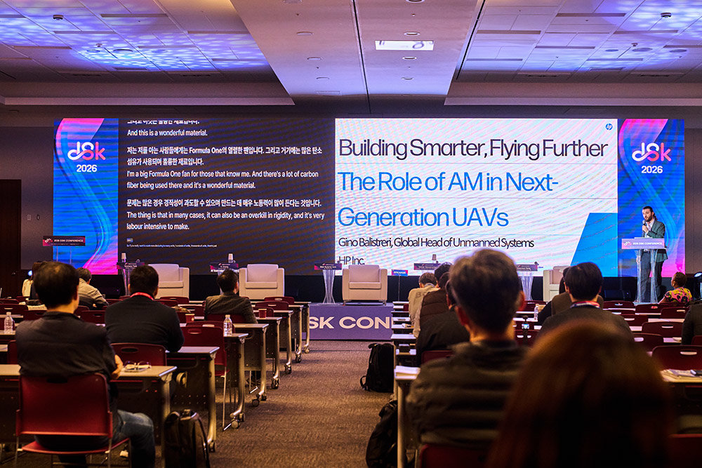 지노 발레스트레리 HP 무인 시스템 총괄이 HP 젯 퓨전 시스템 기반 기술과 HP의 UAV 도입 사례를 소개했다 / 출처=HP코리아