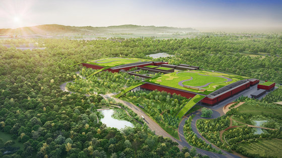 일본 홋카이도 지토세에 건설 중인 라피더스 반도체 위탁생산 공장 조감도 사진. 출처 라피더스 홈페이지