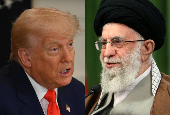 도널드 트럼프 미국 대통령(왼쪽)과 아야톨라 알리 하메네이 이란 최고 지도자. ⓒAFP=뉴스1