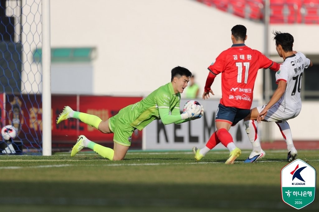 포항과 김천이 1-1 무승부를 거뒀다.(한국프로축구연맹 제공)
