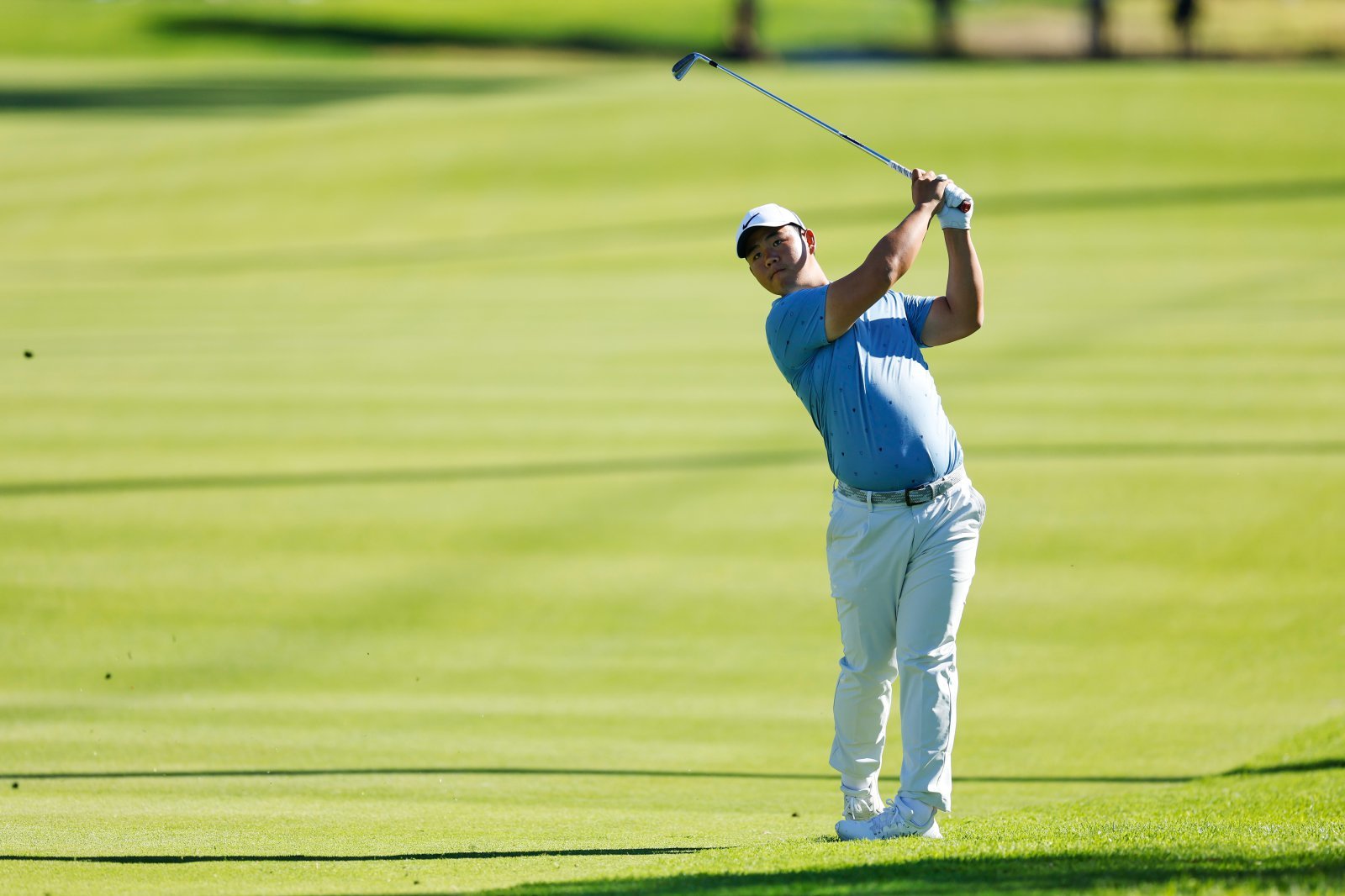 Kim Joo-hyung, who committed a double bogey, tied for 64th place in the PGA Cognizant Classic 3R