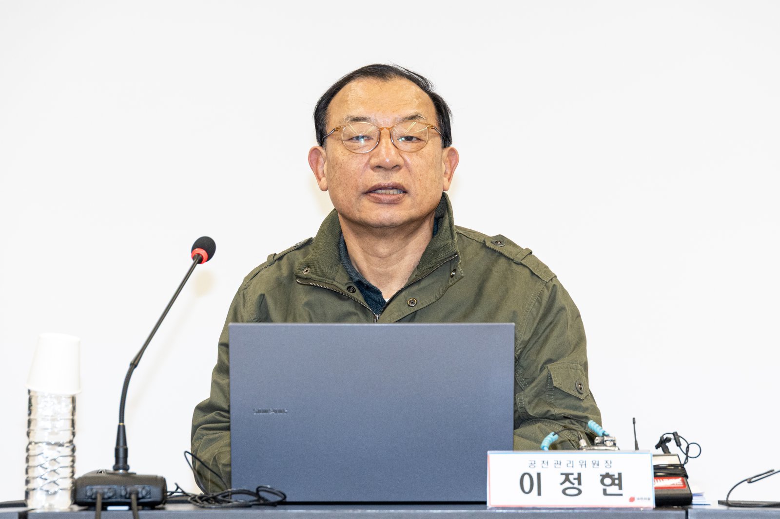 이정현 국민의힘 공천관리위원장이 26일 서울 여의도 중앙당사에서 제9회 전국동시지방선거 중앙당 공천관리위원회 3차 회의 시작에 앞서 발언하고 있다. 2026.2.26. 뉴스1