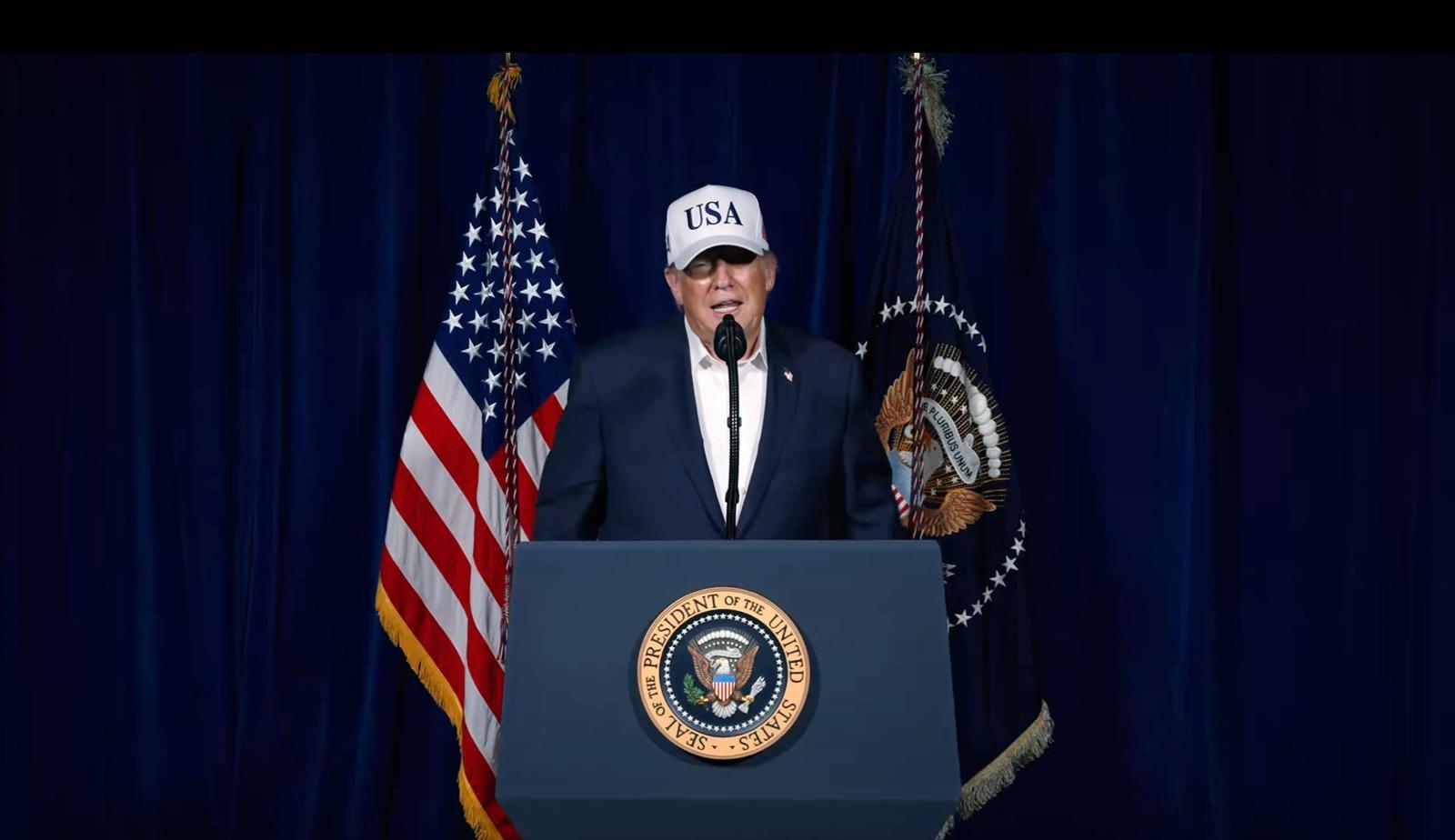 도널드 트럼프 미국 대통령. 트럼프소셜미디어X 캡처