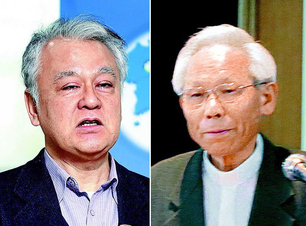 히라시마 노조미 목사(왼쪽 사진)는 “장인(요시다 고조 목사·오른쪽 사진)이 일본인들을 데리고 독립기념관 등을 찾는 건 역사를 몰라서 회개할 기회조차 갖지 못하는 일본인이 많다고 생각하기 때문”이라고 했다. 신원건 기자 laputa@donga.com·히라시마 노조미 목사 제공