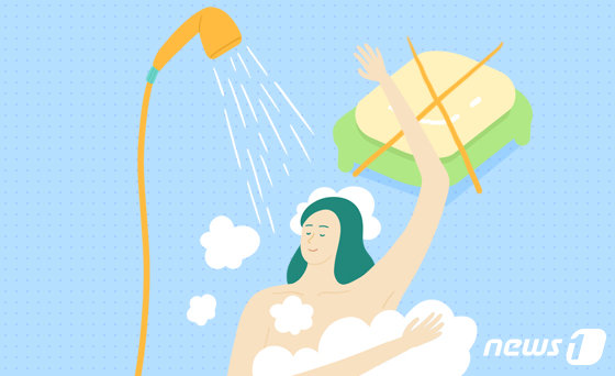 거품을 잔뜩 내 오래 씻어봐야 더 깨끗해지진 않는다 @뉴스1 DB