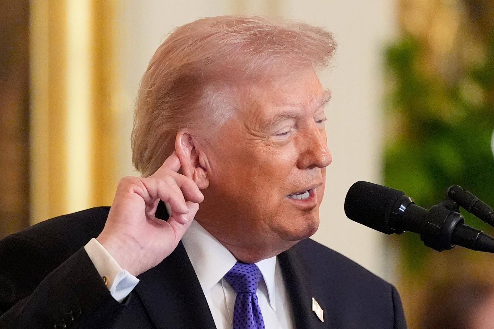 도널드 트럼프 미국 대통령. AP=뉴시스