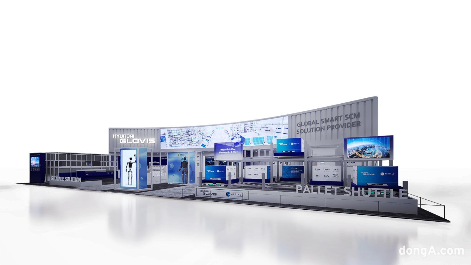 2026 스마트공장·자동화산업전(AW 2026) 현대글로비스 부스 조감도