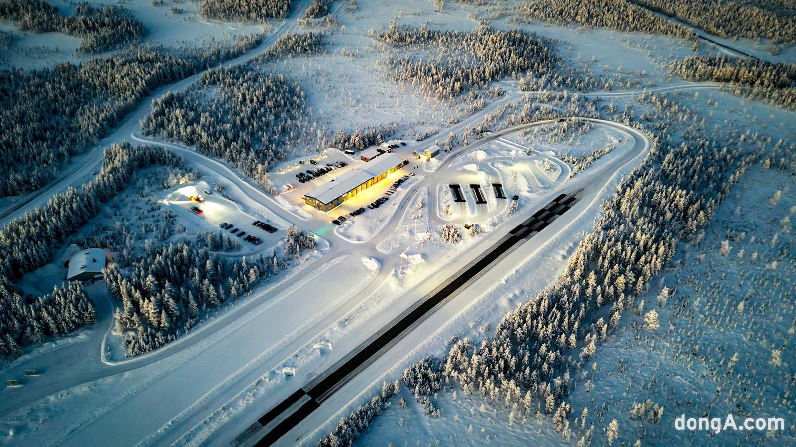 현대모비스 스웨덴 동계시험장 전경