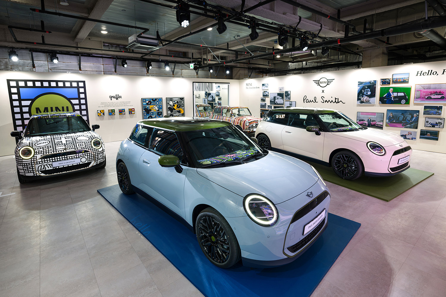 디 올-일렉트릭 MINI 쿠퍼 SE 폴 스미스 에디션. MINI코리아 제공