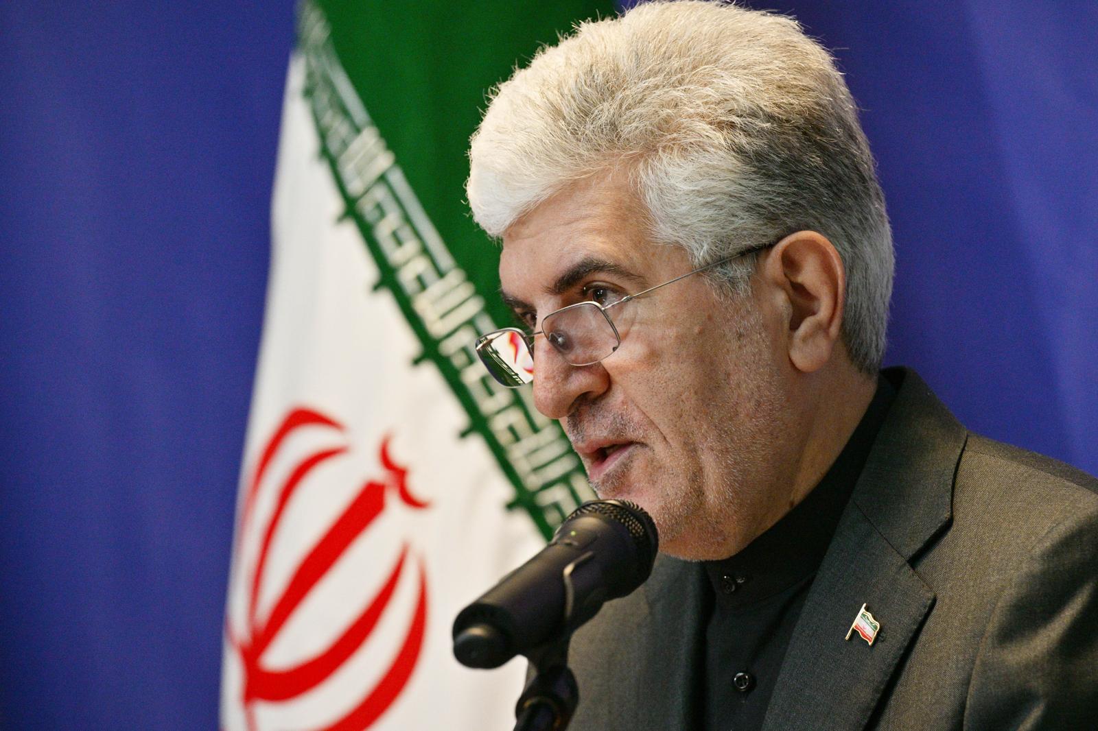 5일 서울 용산구 주한 이란이슬람공화국 대사관에서 사이드 쿠제치 이란 주한 대사가 공식 입장을 발표하고 있다. 2026.3.5. 사진공동취재단