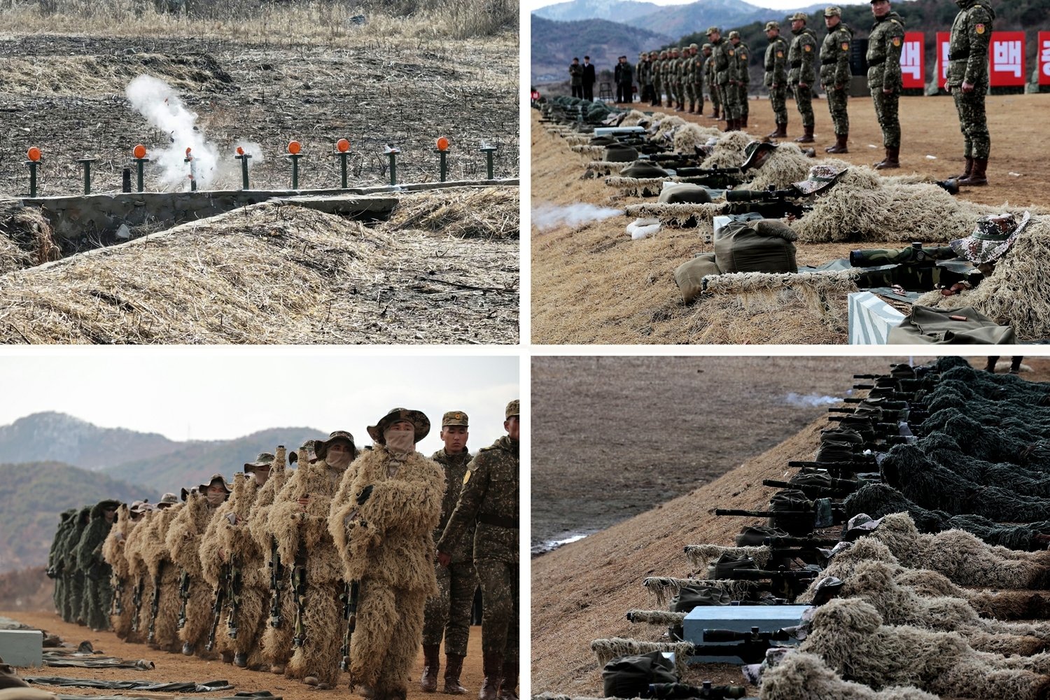 북한 노동당 기관지 노동신문은 5일 김정은 당 총비서가 ‘저격수의 날’(3월3일)을 맞아 수도방위군단의 사격 경기를 관람했다고 보도했다. [국내에서만 사용가능. 재배포 금지. DB 금지. For Use Only in the Republic of Korea. Redistribution Prohibited] (평양 노동신문=뉴스1)