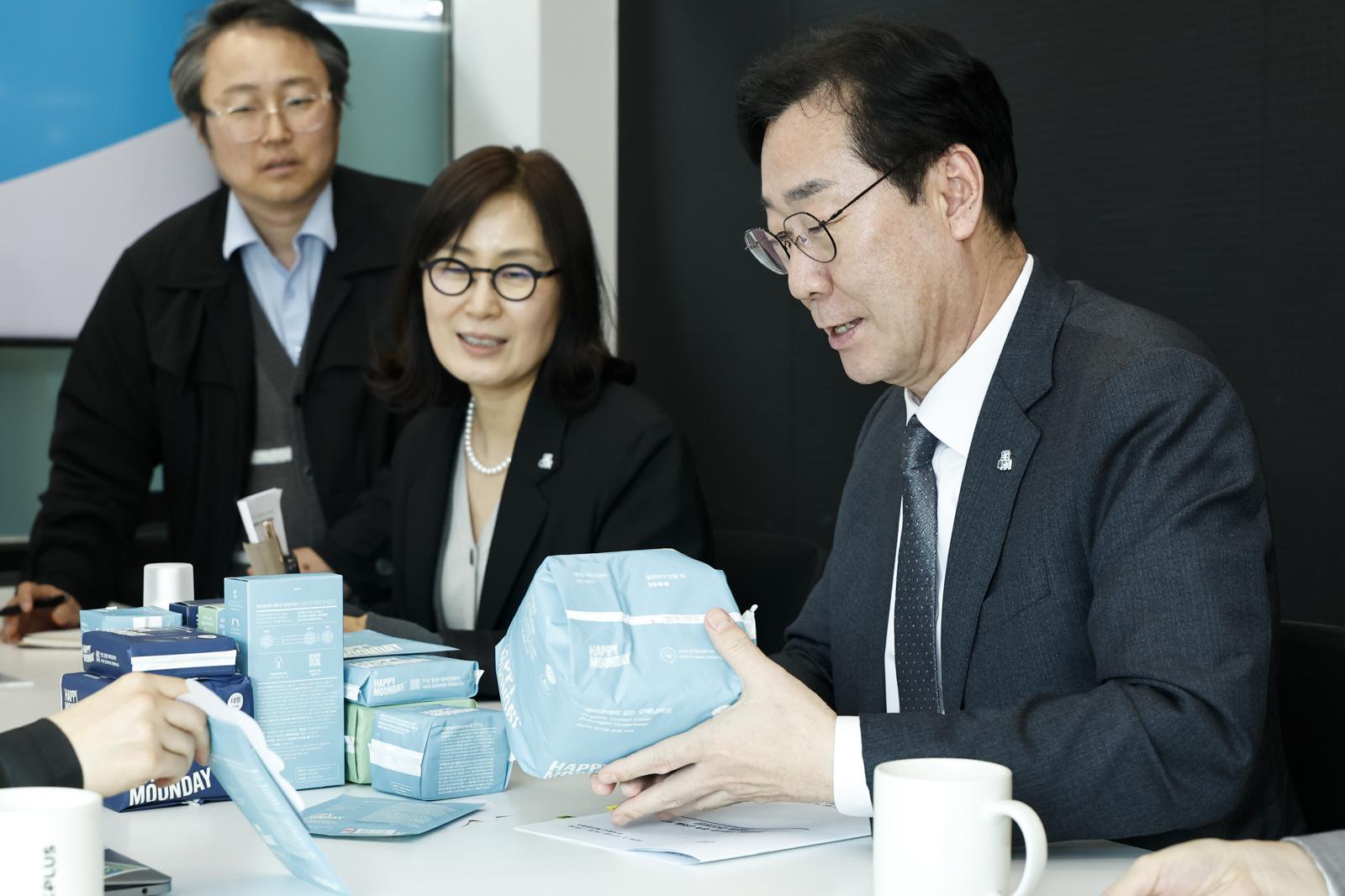 정명근 “생리대는 여성 건강·존엄 지키는 필수재”…李 지시 후 첫 화답