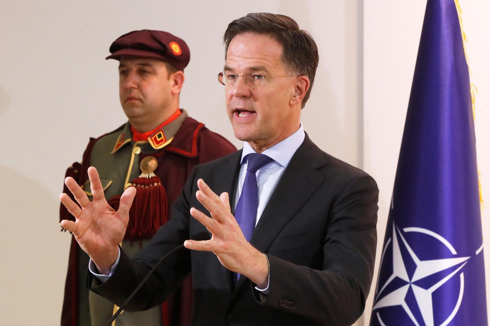 마르크 뤼터 나토 사무총장. AP뉴시스