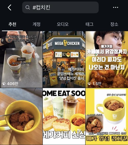 컵볶이·컵빙수 이어 컵치킨까지… 또 한 번 SNS 달군 메가커피