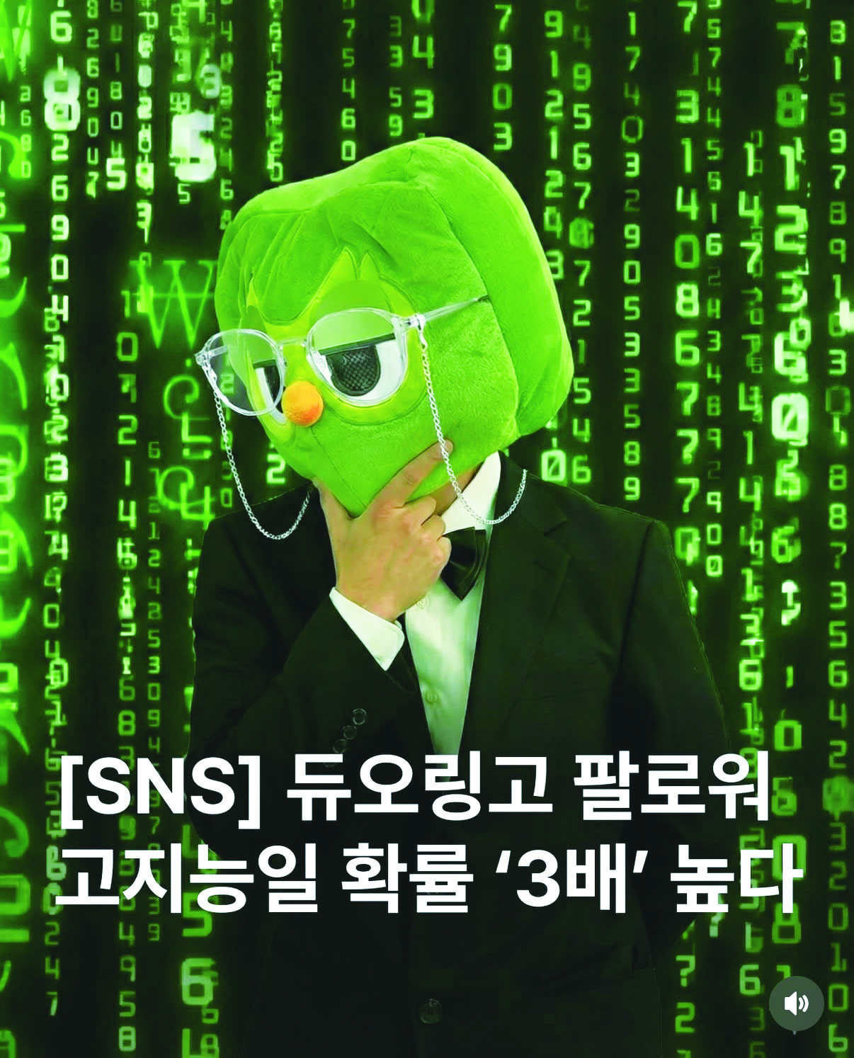 ‘인간적 매력’을 앞세워 시선을 끄는 글로벌 1위 어학앱 듀오링고의 소셜미디어 게시물. 듀오링고 인스타그램 캡처