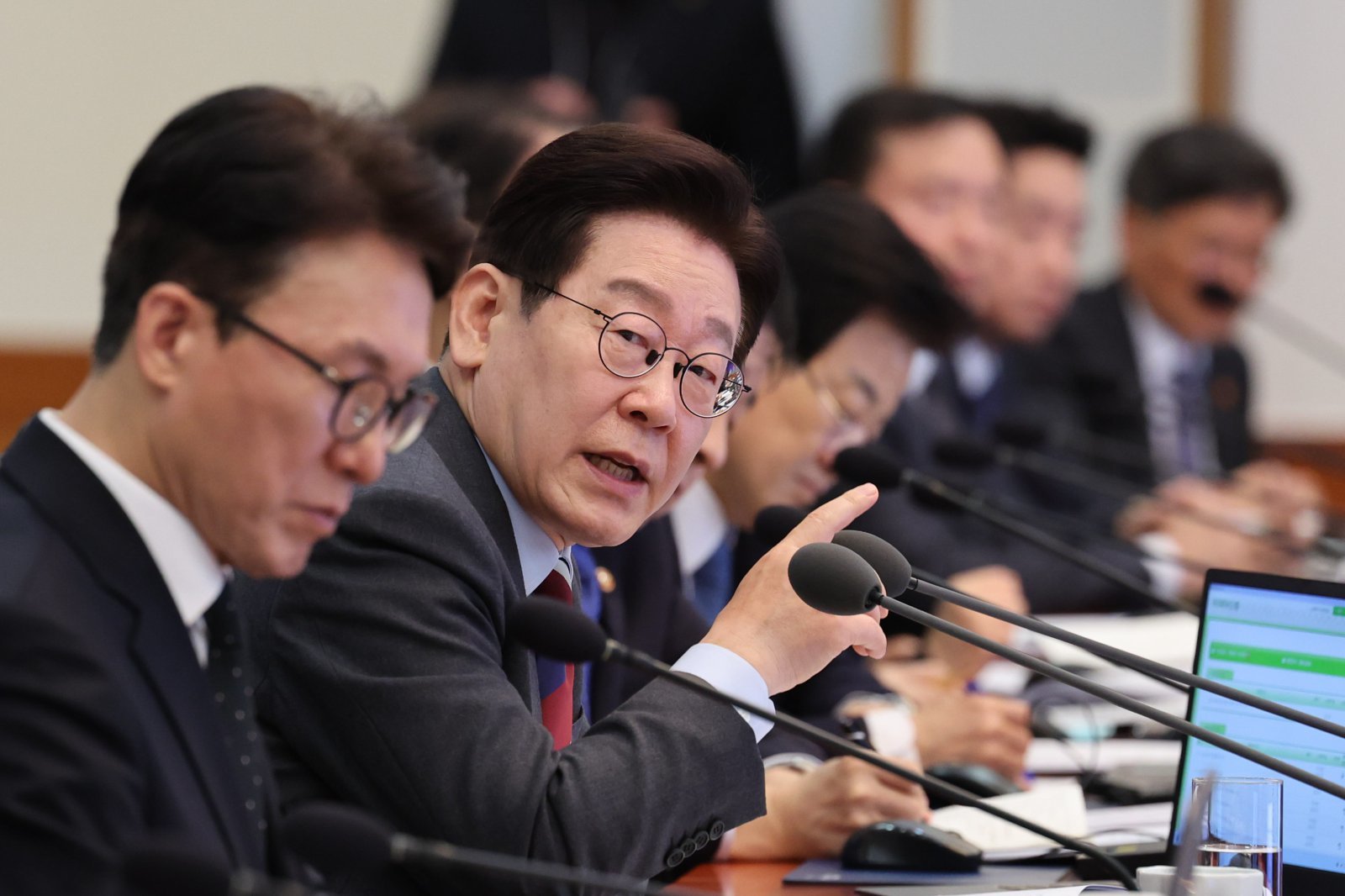 이재명 대통령이 5일 청와대에서 열린 임시 국무회의에서 발언하고 있다. 2026.3.5. 뉴스1