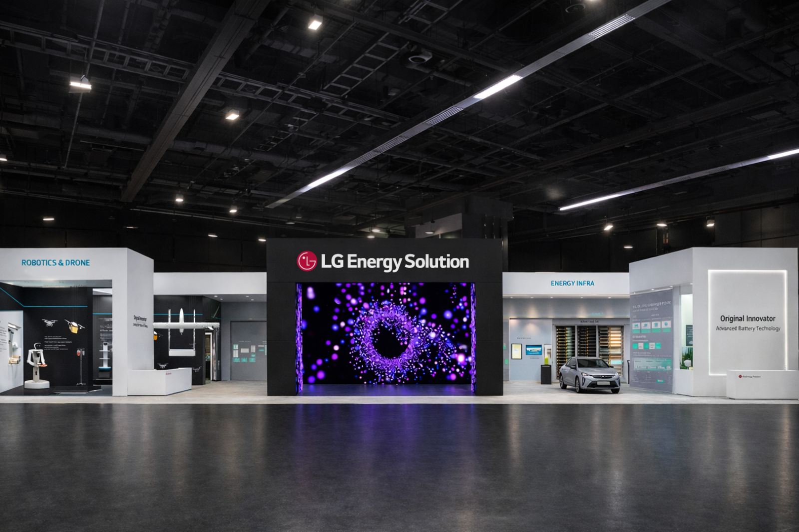 LG에너지솔루션의 ‘인터배터리2026’ 전시장.