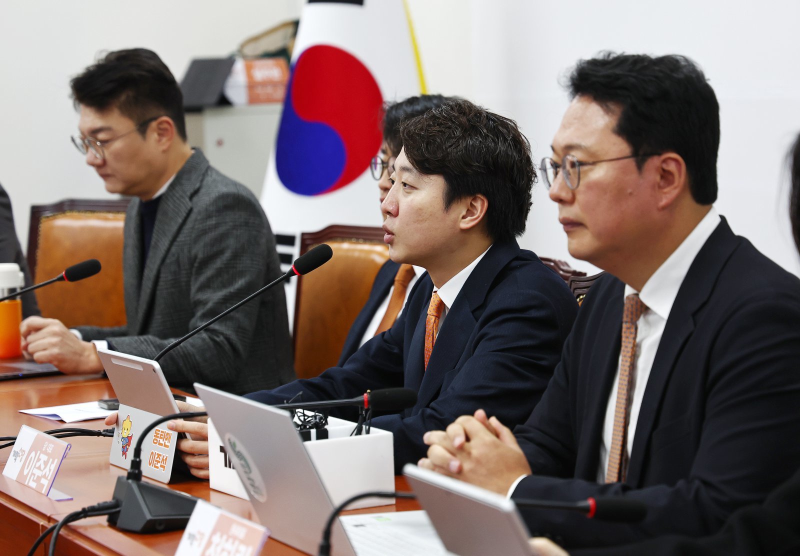 개혁신당 이준석 대표가 5일 오전 서울 여의도 국회에서 열린 최고위원회의에서 발언하고 있다. 2026.03.05. 뉴시스