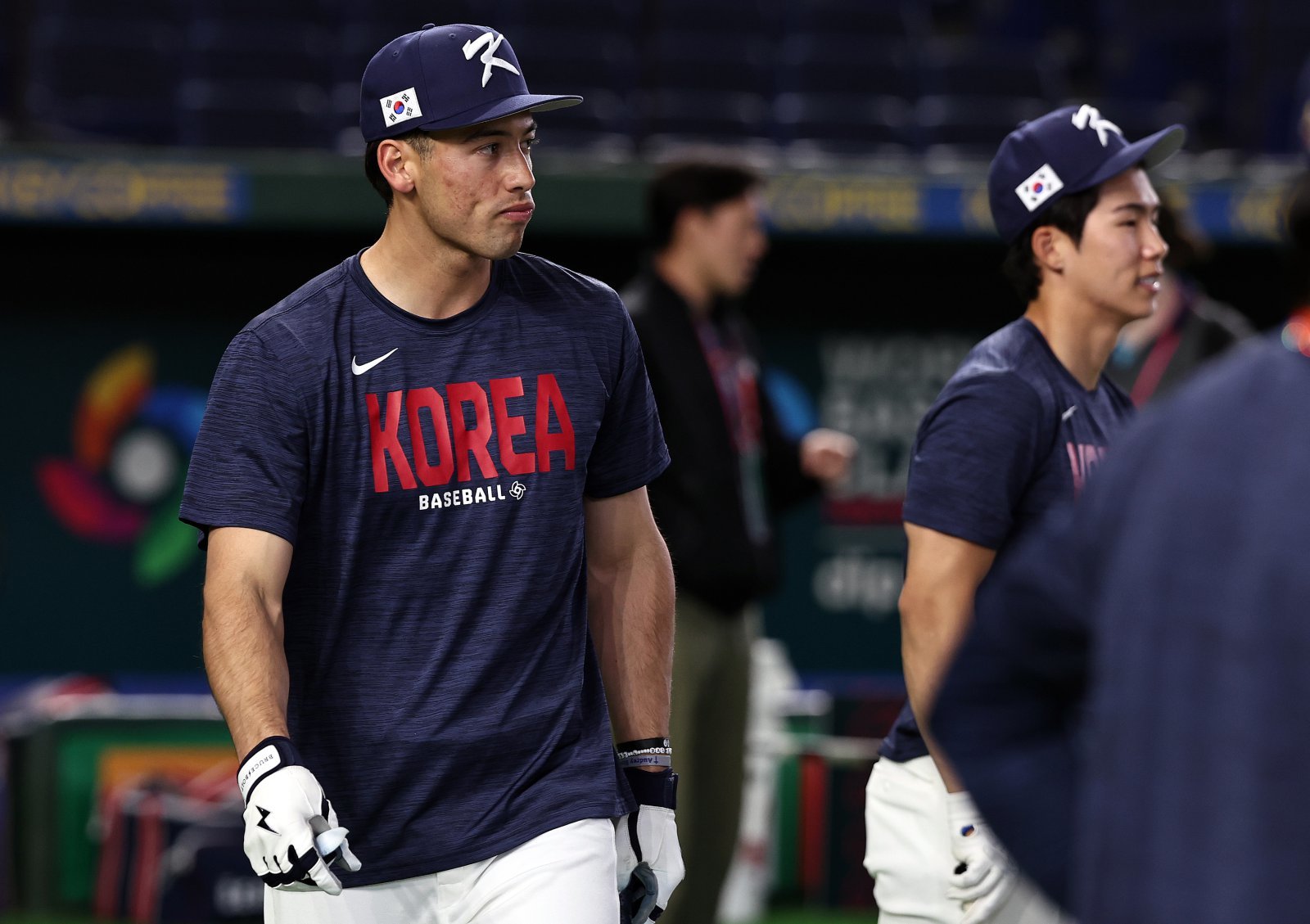 대한민국 야구대표팀 셰이 위트컴이 5일 오후 일본 도쿄돔에서 열리는 2026 월드베이스볼클래식(WBC) C조 1차전 체코와의 경기를 앞두고 훈련하고 있다. 2026.3.5 뉴스1