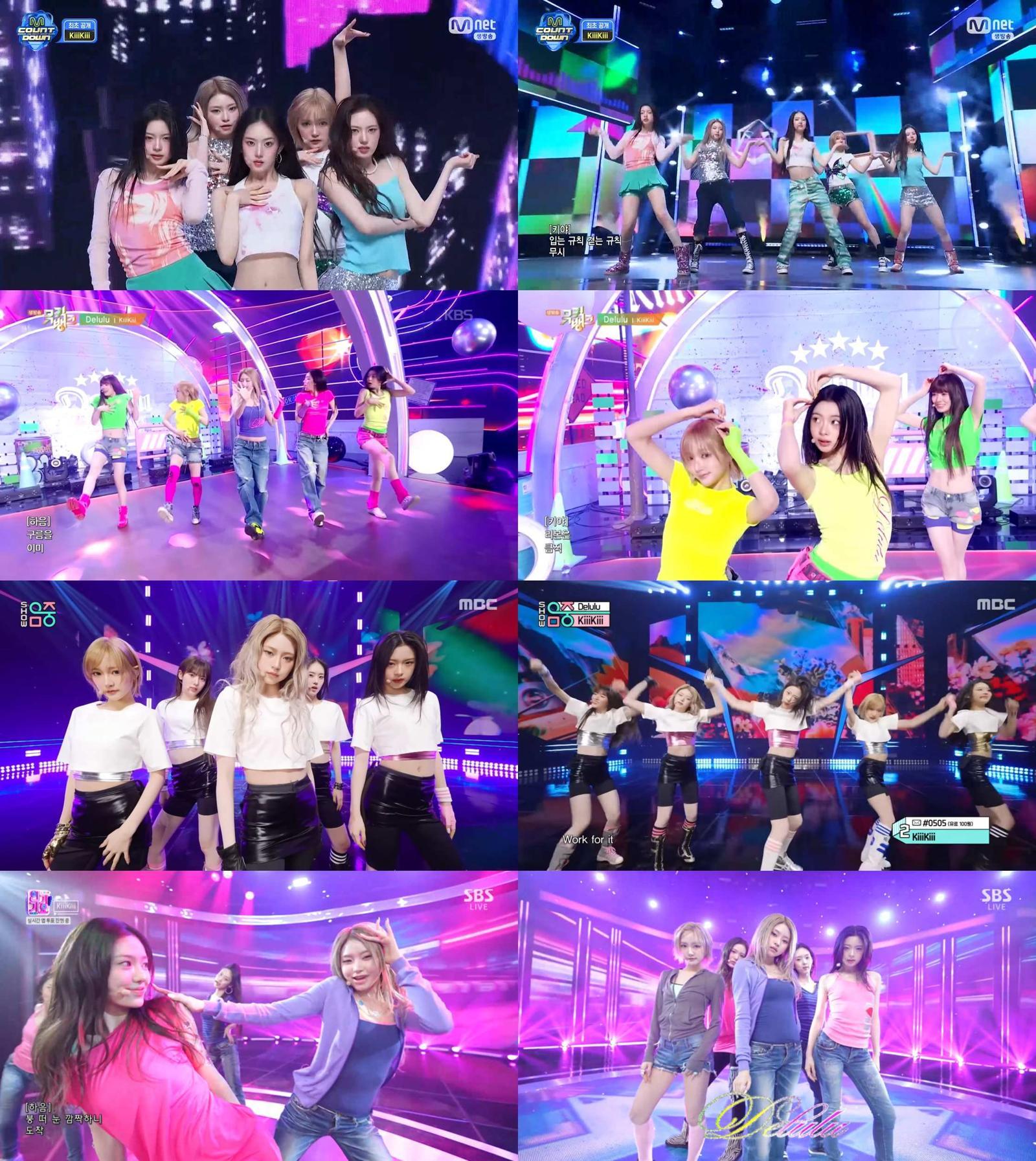 [사진 = Mnet ‘엠카운트다운’, KBS2 ‘뮤직뱅크’, MBC ‘쇼! 음악중심’, SBS ‘인기가요’ 방송 화면 캡처]
