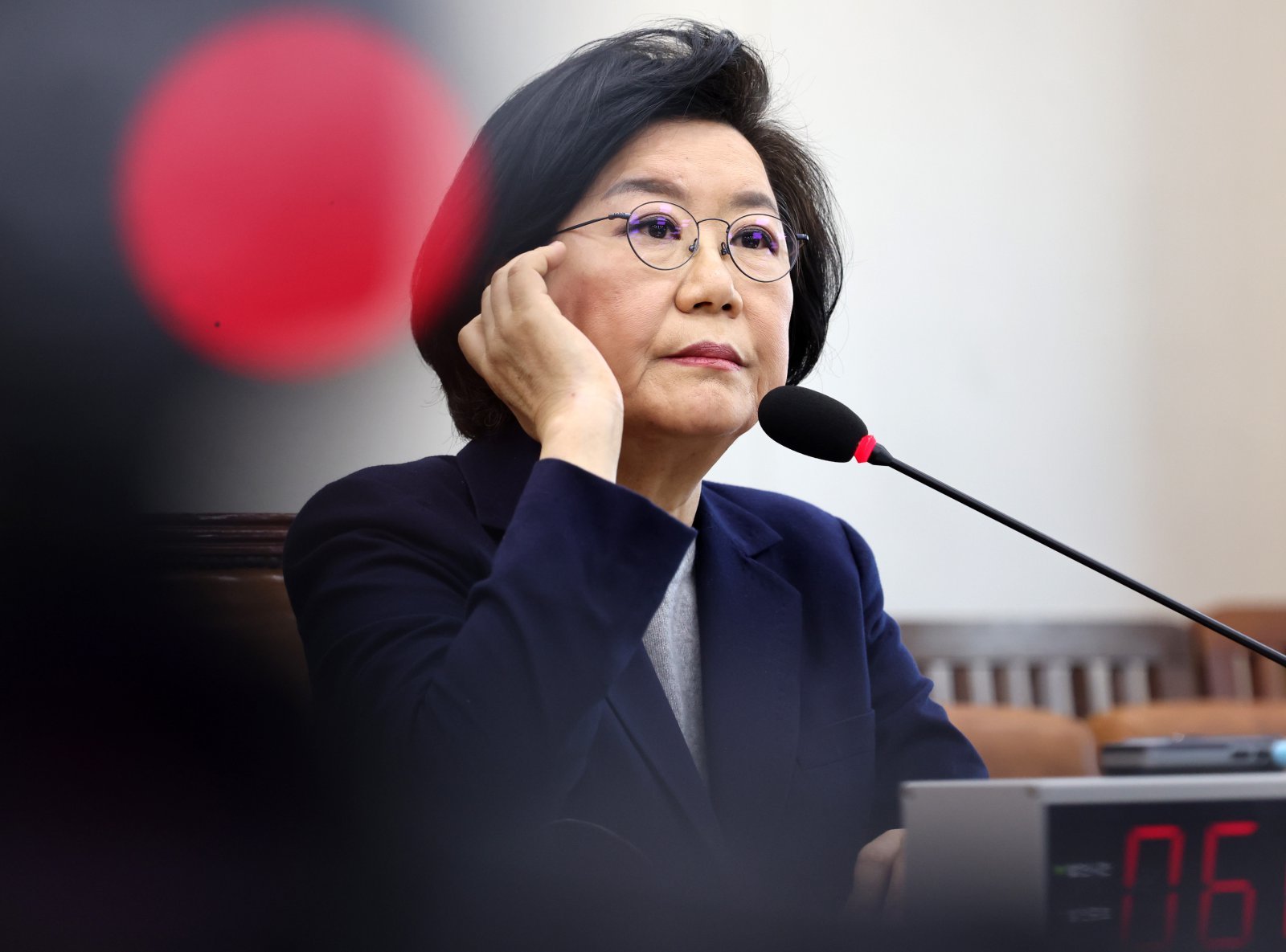 이혜훈 기획예산처 장관 후보자가 23일 오전 서울 여의도 국회 재정경제기획위원회 전체회의에서 열린 인사청문회에 출석해 있다.(공동취재) 2026.01.23. 뉴시스