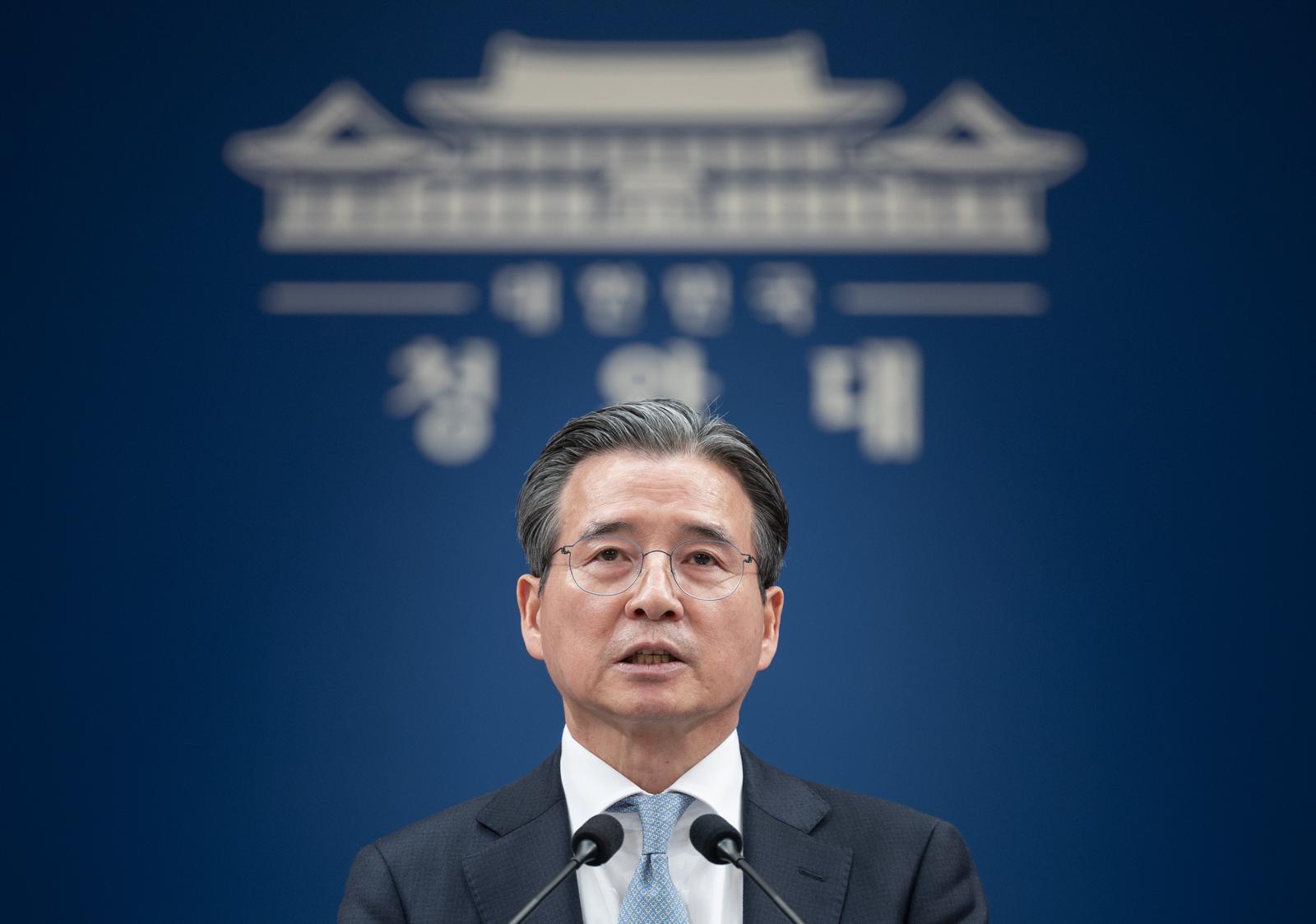 김용범 정책실장이 9일 청와대 춘추관에서 중동 상황 등 비상경제점검회의 관련 브리핑을 하고 있다. 2026.3.9 서울=뉴스1