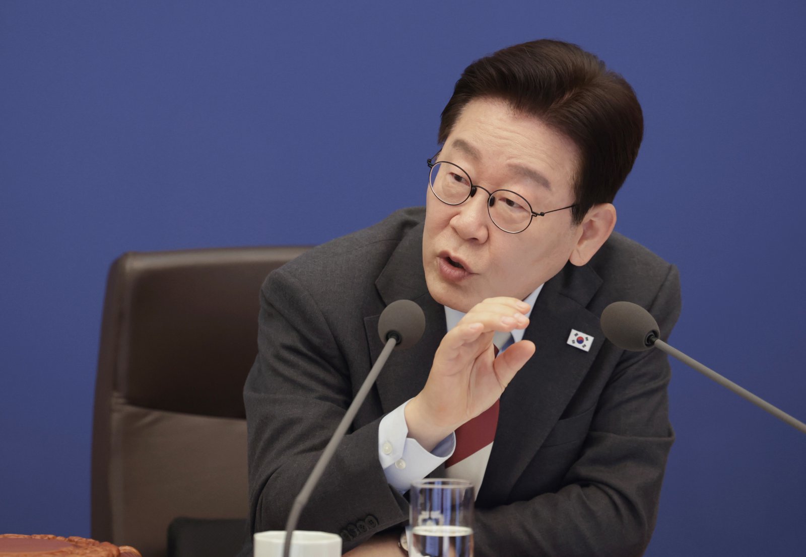 이재명 대통령이 5일 청와대에서 열린 임시 국무회의에서 발언하고 있다. 2026.3.5 뉴스1