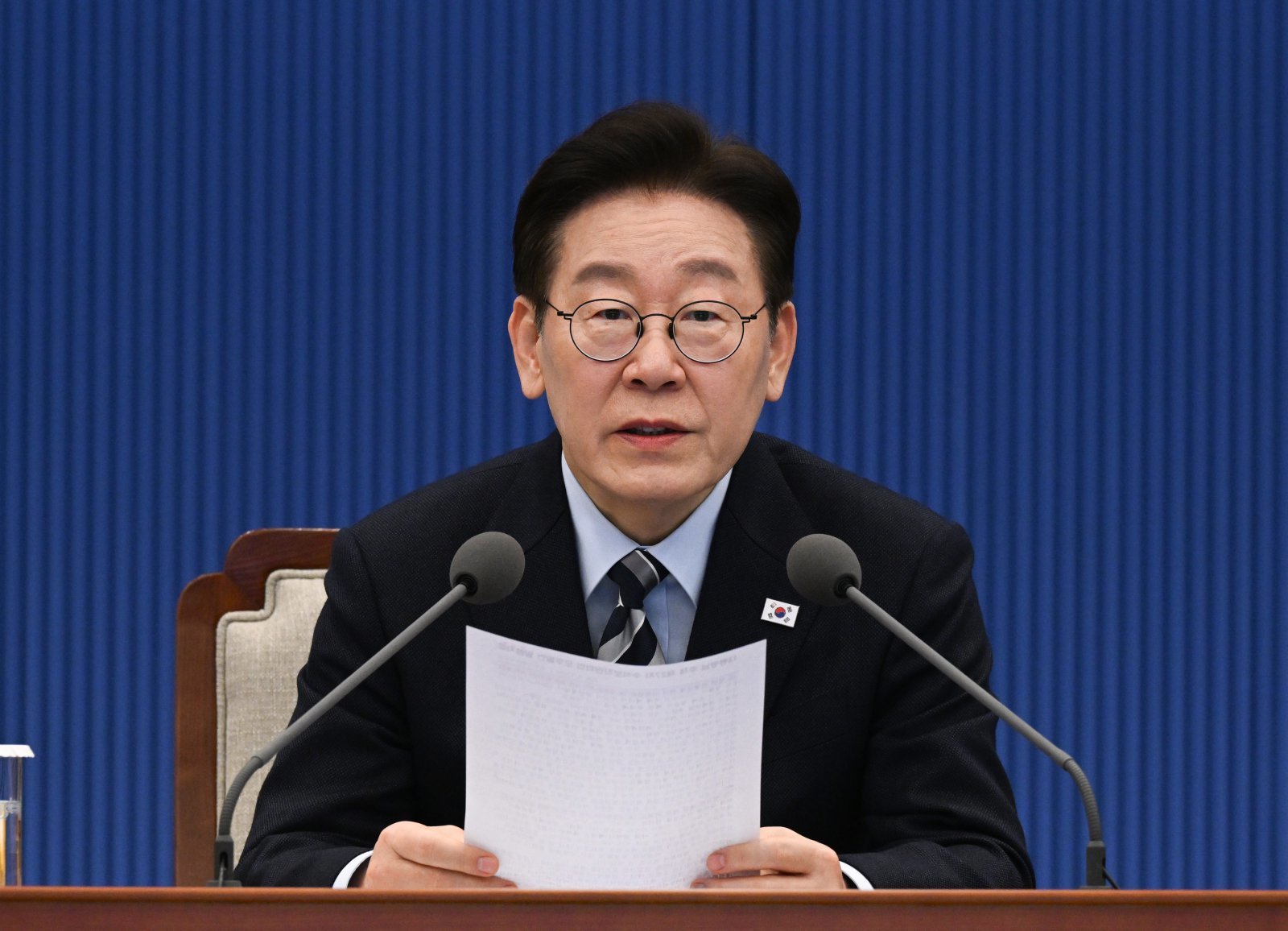 이재명 대통령이 12일 청와대에서 열린 수석보좌관회의에서 발언하고 있다. 2026.03.12. 청와대사진기자단