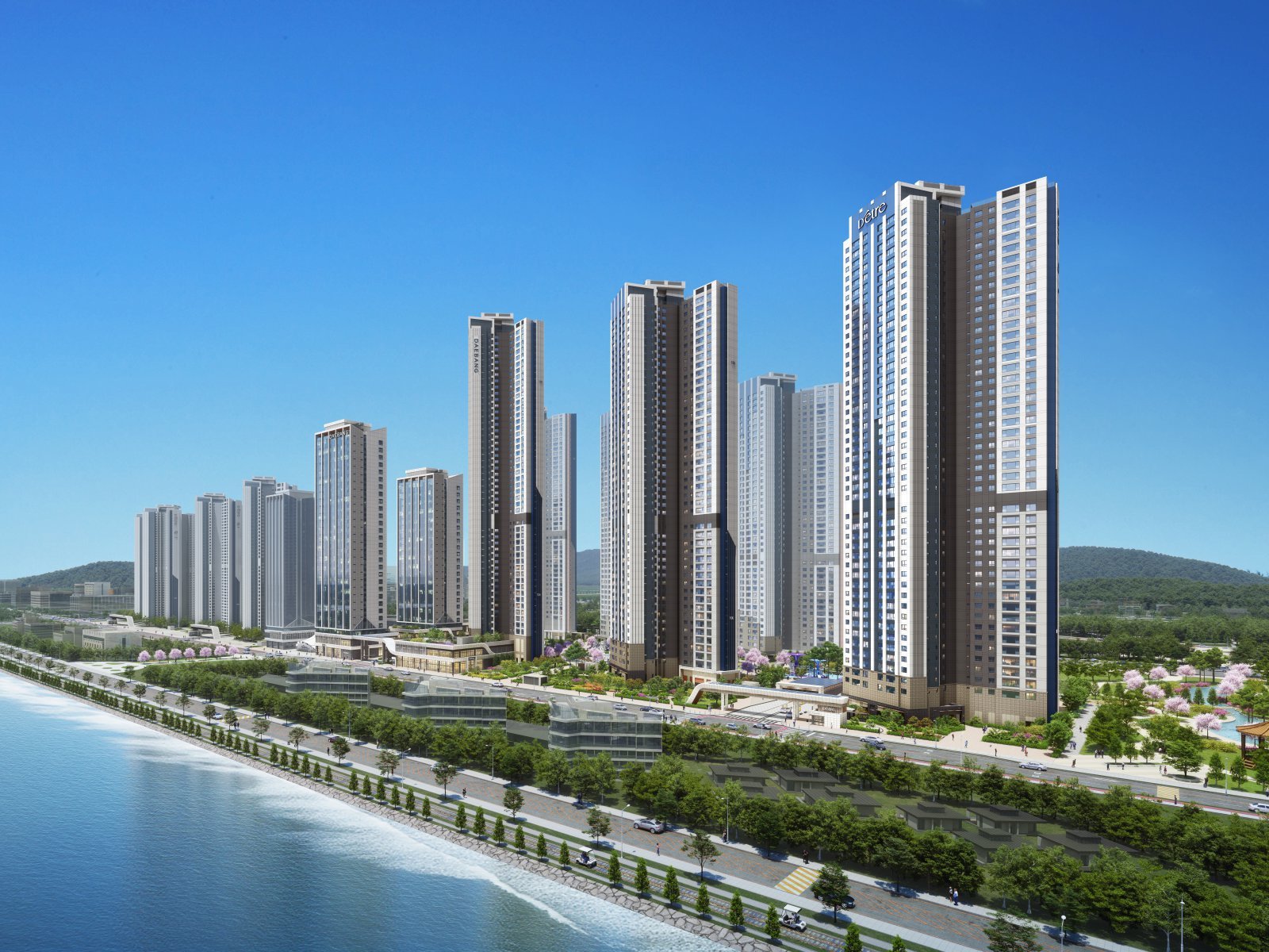 ‘디에트르 라 메르Ⅰ’ 투시도. 대방건설 제공