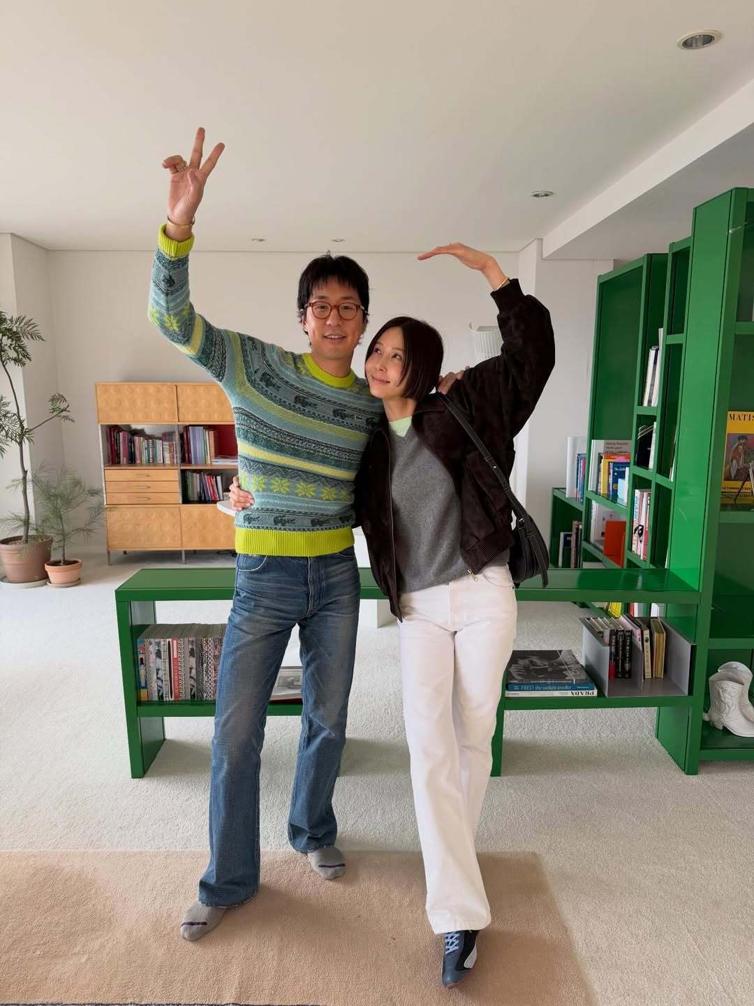 마이큐와 김나영(SNS 갈무리)