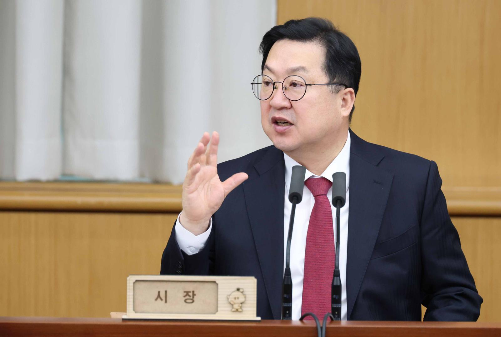 이장우 대전시장. 뉴시스